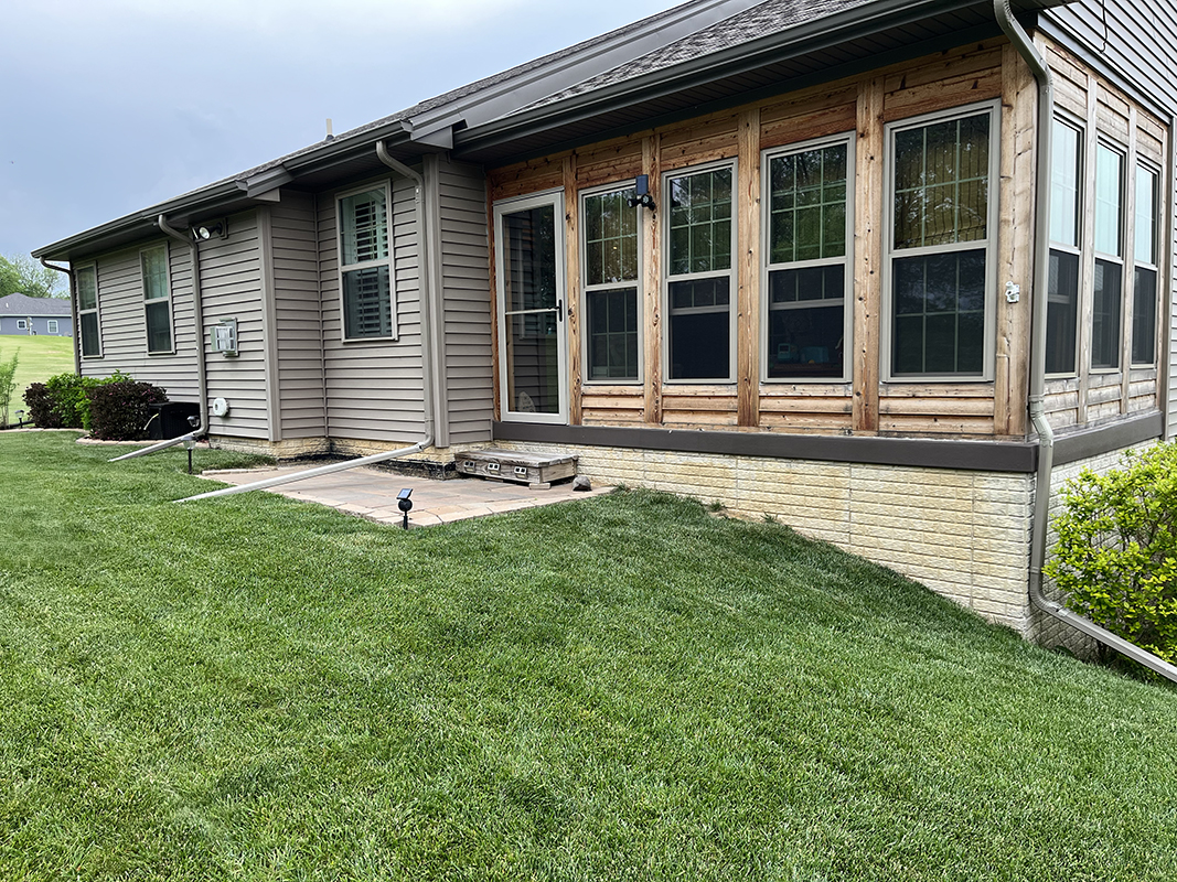 outdoor spaces deck before