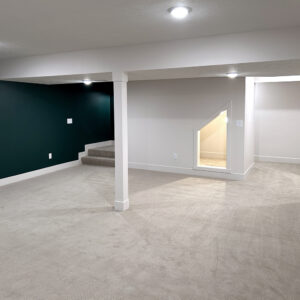 new construction finished basement