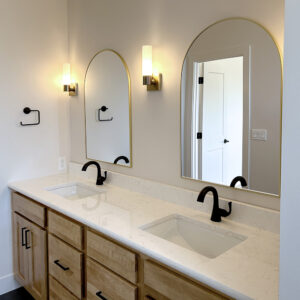 new construction main bathroom vanity
