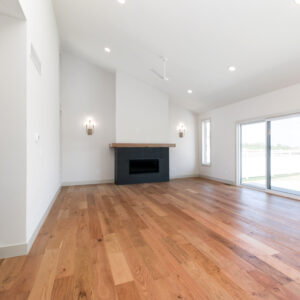 new construction living room, Blackstone Trails neighborhood